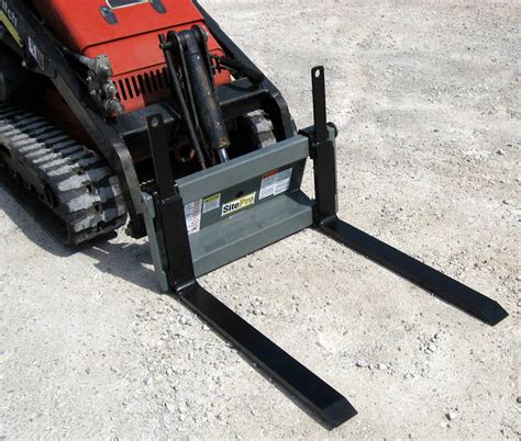 forks for mini skid steer|homemade mini skid steer attachments.